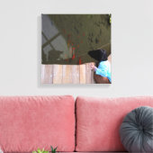 引き付け小さなキャンバス12x12 キャンバスプリント (インサイチュ (リビング))