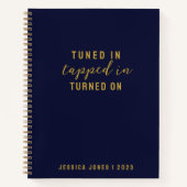 引き付け海軍の陽性の法エレガント律に調整 ノートブック (正面)