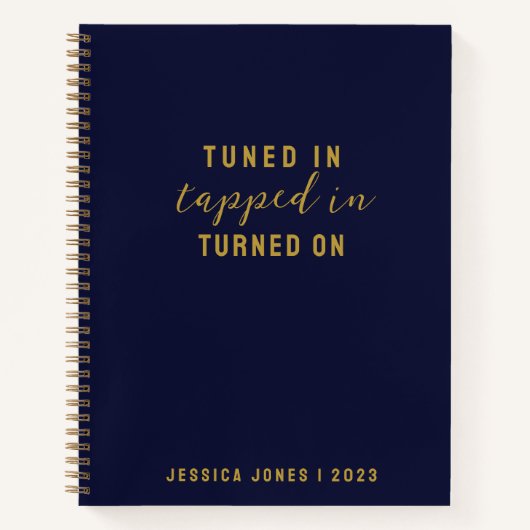 引き付け海軍の陽性の法エレガント律に調整 ノートブック (正面)