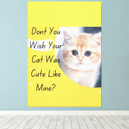 引き伸ばしキャンバスぶら下がったアートウォール キャンバスプリント (インサイチュ (ウッドフロア))