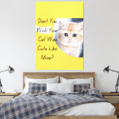 引き伸ばしキャンバスぶら下がったアートウォール キャンバスプリント (インサイチュ (寝室))