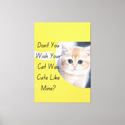 引き伸ばしキャンバスぶら下がったアートウォール キャンバスプリント (正面)