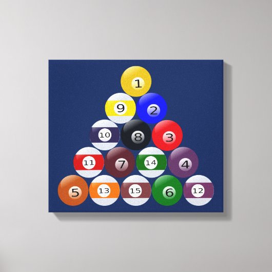 引き伸ばしキャンバスプリント広告用ボールのラック キャンバスプリント (正面)