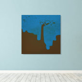 引き伸ばしキャンバス印刷を上げる キャンバスプリント (インサイチュ (ウッドフロア))