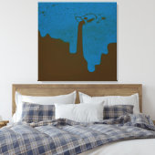 引き伸ばしキャンバス印刷を上げる キャンバスプリント (インサイチュ (寝室))