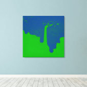 引き伸ばしキャンバス印刷を上げる キャンバスプリント (インサイチュ (ウッドフロア))