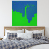 引き伸ばしキャンバス印刷を上げる キャンバスプリント (インサイチュ (寝室))