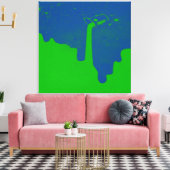 引き伸ばしキャンバス印刷を上げる キャンバスプリント (インサイチュ (リビング))