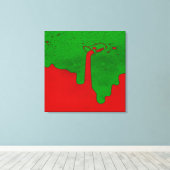 引き伸ばしキャンバス印刷を上げる キャンバスプリント (インサイチュ (ウッドフロア))