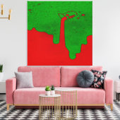 引き伸ばしキャンバス印刷を上げる キャンバスプリント (インサイチュ (リビング))