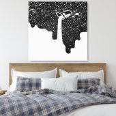 引き伸ばしキャンバス印刷を上げる キャンバスプリント (インサイチュ (寝室))