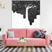 引き伸ばしキャンバス印刷を上げる キャンバスプリント (インサイチュ (リビング))