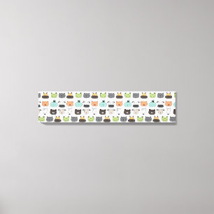 引き伸ばしキャンバス印刷 – 動物顔 キャンバスプリント