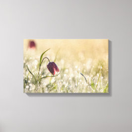 引き伸ばしキャンバス印刷 – 朝露 キャンバスプリント