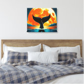 引き伸ばしキャンバス印刷Orca キャンバスプリント (インサイチュ (寝室))