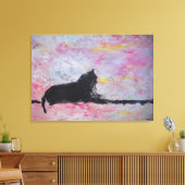 引き伸ばしキャンバス キャンバスプリント (インサイチュ (リビング))