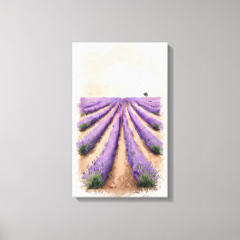 引き伸ばしキャンバス – ラベンダーフィ絵画ールド キャンバスプリント
