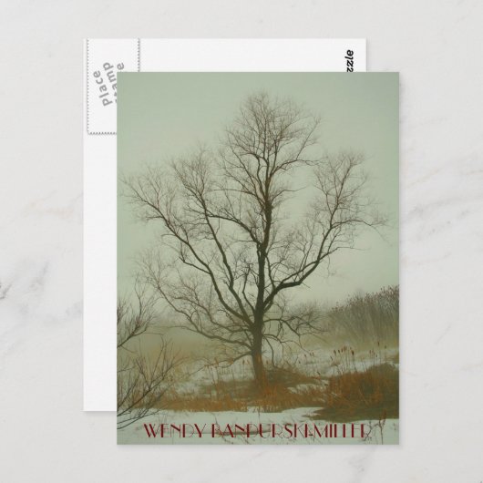 引き伸ばし用冬木 ポストカード (正面/裏面)