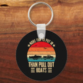 引き出しおもしろいボーティングキャップよりも入れ込むレトロ キーホルダー (正面)