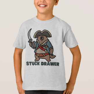 引き出しが行き詰まった海賊熊の冒険 | おもしろい Tシャツ