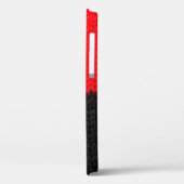 引き出しのある美しい黒と赤の編地 Case-Mate iPhoneケース (裏面 / 左)