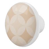 引き出し引き出し – タンサークルとダイヤモンド セラミックノブ (右)