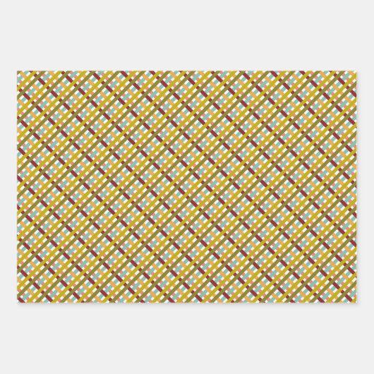 引き出し棚ライナー又はギフトかわいらしラップとしての ラッピングペーパーシート (正面)