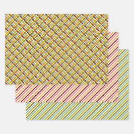 引き出し棚ライナー又はギフトかわいらしラップとしての ラッピングペーパーシート