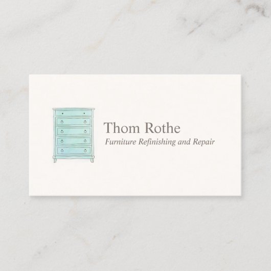 引き出し機コールカードの家具リファイヤチェスト コーリングカード (正面)