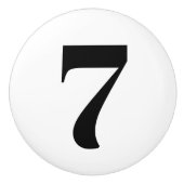 引き出し番号の引き出し セラミックノブ (正面)