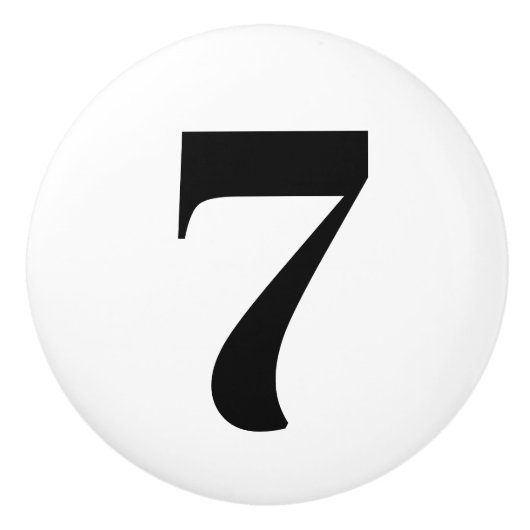 引き出し番号の引き出し セラミックノブ (正面)