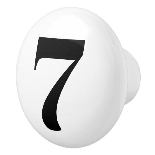 引き出し番号の引き出し セラミックノブ (右)