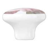 引き出し。セラミックアイリスフラワーピンク/紫 セラミックノブ (側面)