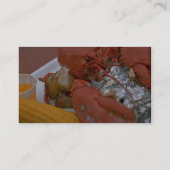 引き分けバター、ポテトおよびcoのおいしいロブスター 名刺 (裏面)