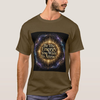 引き寄せたいエネルギーを放て モチベーションテイ Tシャツ
