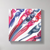 引き抜きバブルおもしろい/オリジナル/ キャンバスプリント (正面)