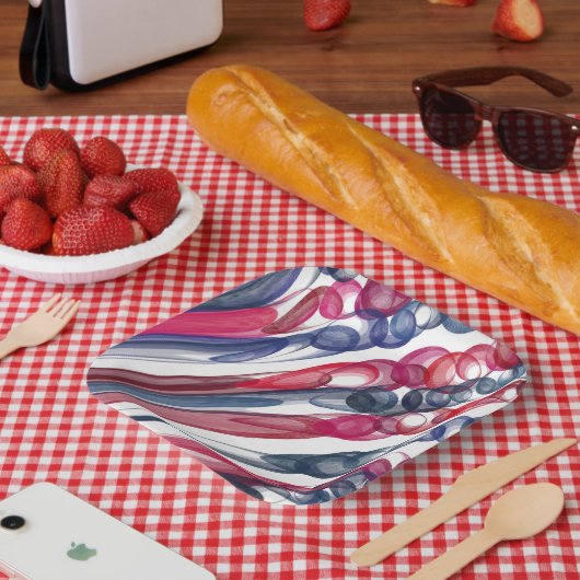 引き抜きバブルおもしろい/オリジナル/ ペーパープレート (ピクニック)