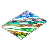 引き抜きバブルおもしろい/グリーンリーフ/スパイラル ノートブック (左側)