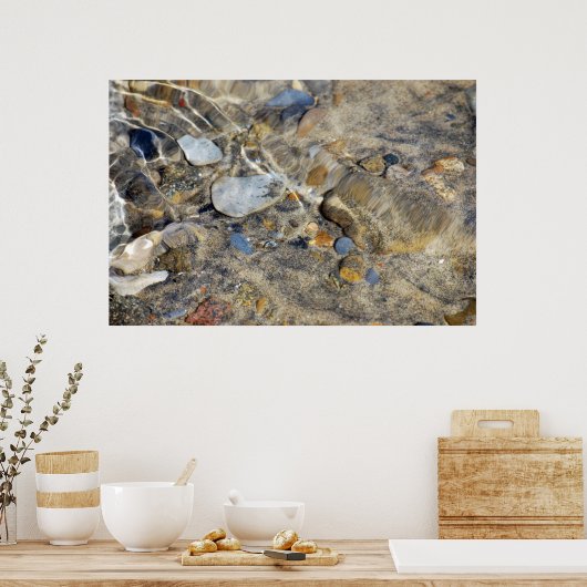 引き抜き及び流れポスター ポスター (キッチン)