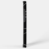 引き潮と流れ2 – 黒（白） SAMSUNG GALAXYケース (右側面)