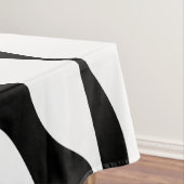 引き潮と流れ4 – 白黒 テーブルクロス (インサイチュ)