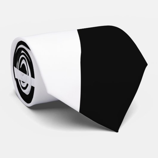 引き潮と流れ4 – 白黒 ネクタイ (ロール)
