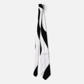引き潮と流れ4 – 白黒 ネクタイ (裏面)