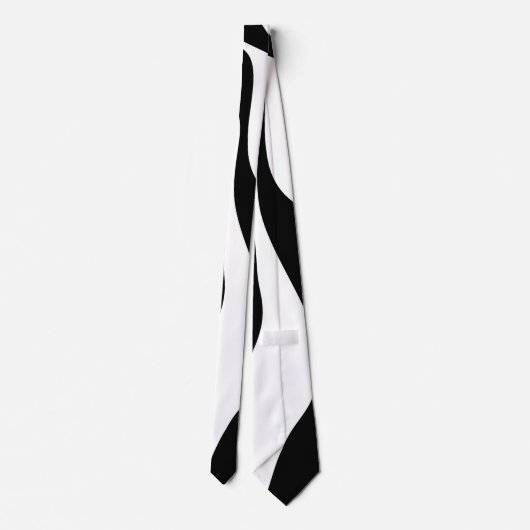 引き潮と流れ4 – 白黒 ネクタイ (裏面)