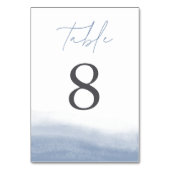 引き潮のエレガントなシンプルな海岸水彩 テーブルナンバー (正面)