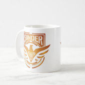 引き裂いて下さい コーヒーマグカップ (正面左)