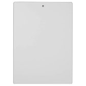 引き裂おもしろいかれた紙幻想を通して灰色の猫が飛び出す クリップボード (裏面)