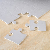 引き裂おもしろいかれた紙幻想を通して灰色の猫が飛び出す ジグソーパズル (側面)