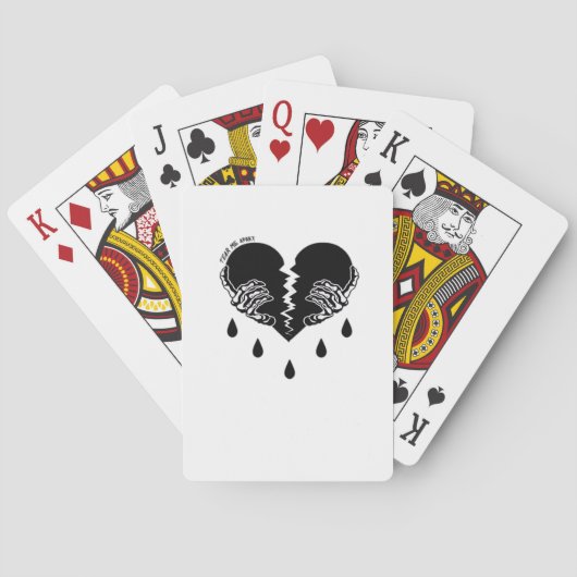 引き裂かれたい 感情的なダークトーン トランプ (裏面)
