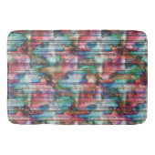 引き裂かれたの色ストライプ付き汚れ、仮想デカプ バスマット (正面)